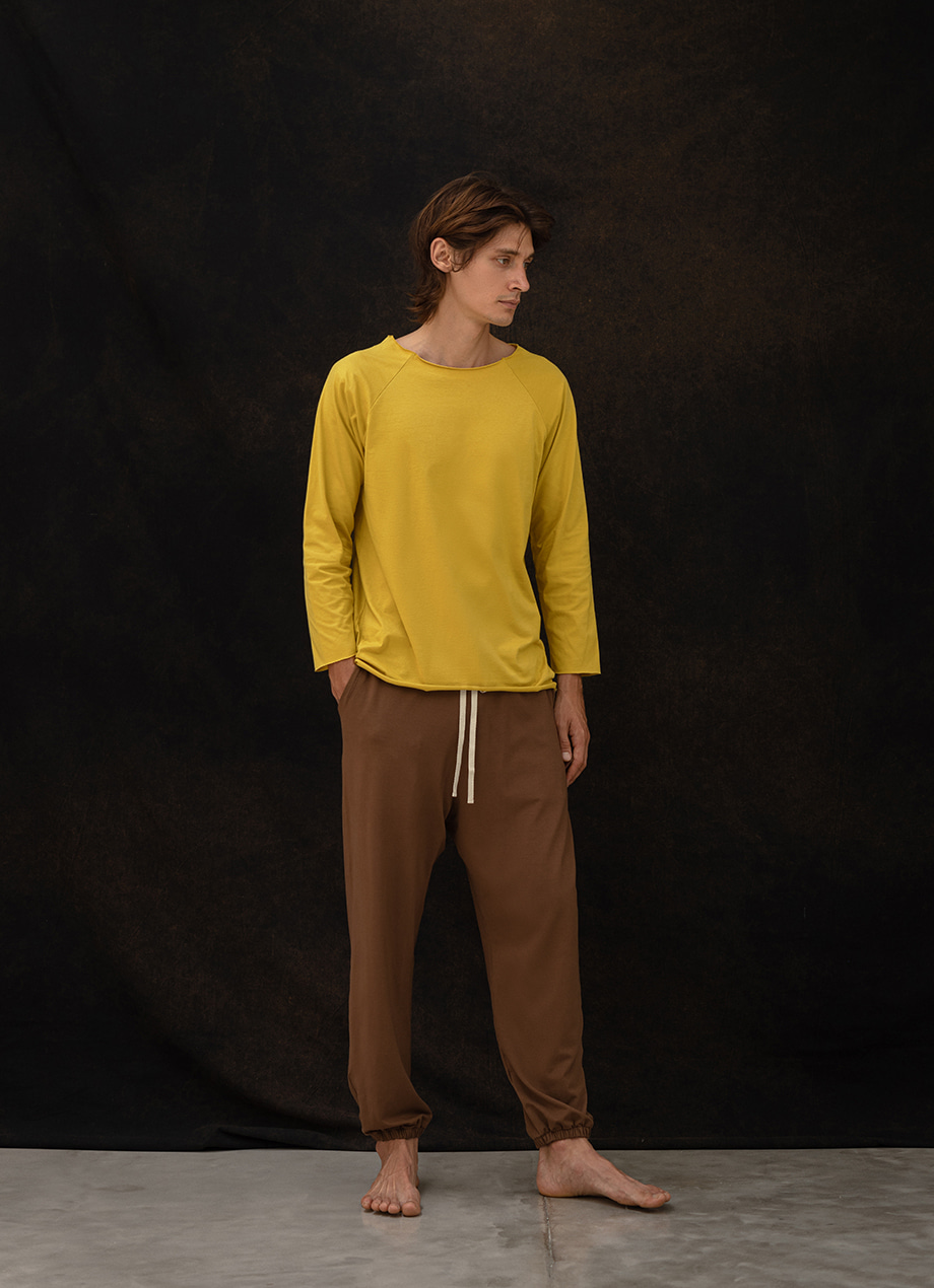 Loose long sleeve (For Men)_Oil yellow