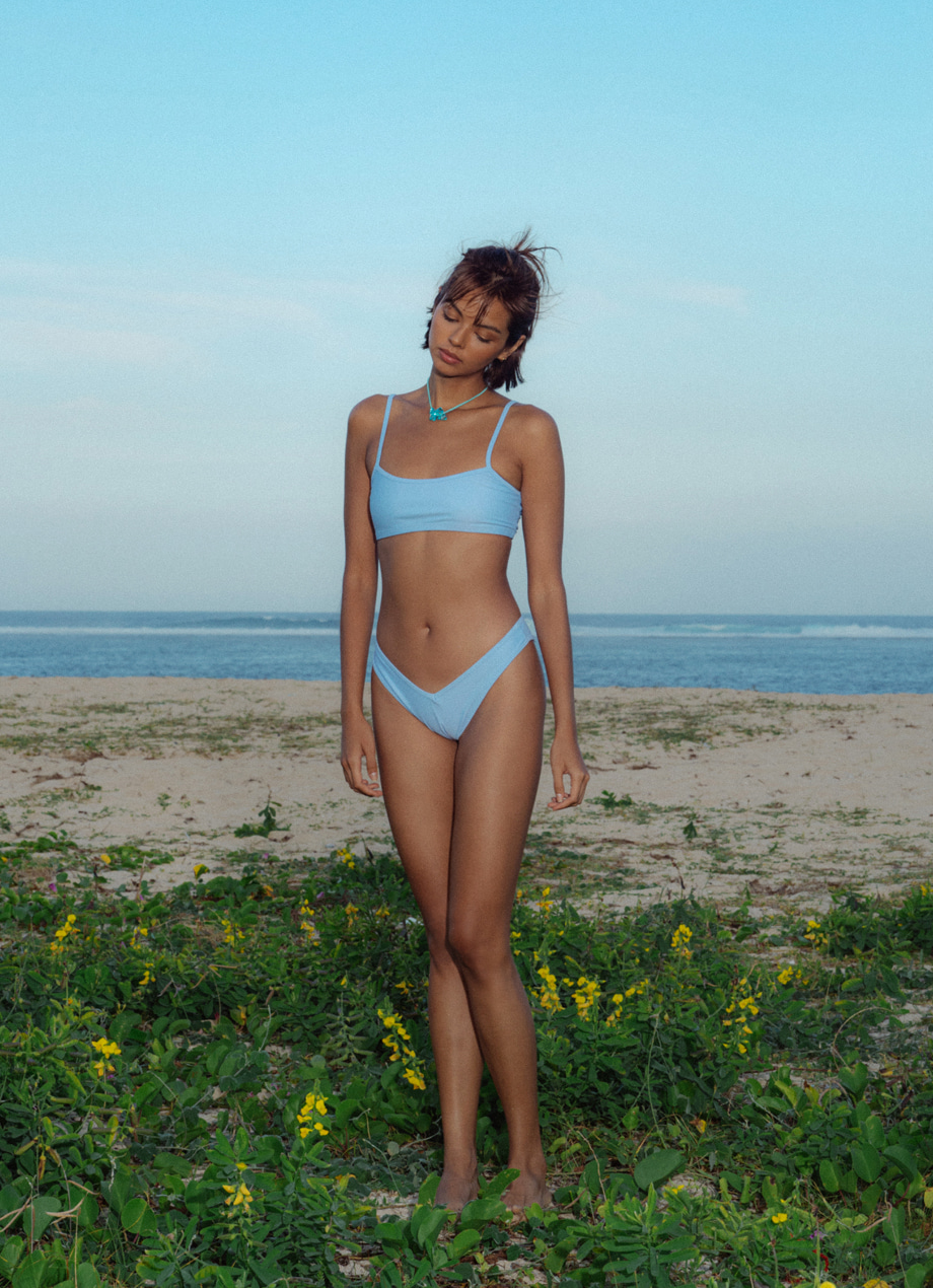 Paola Bikini bottom in Sky blue