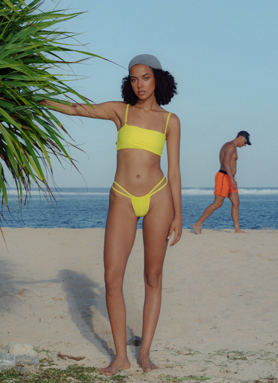 Maya Bikini bottom in Bright yellow